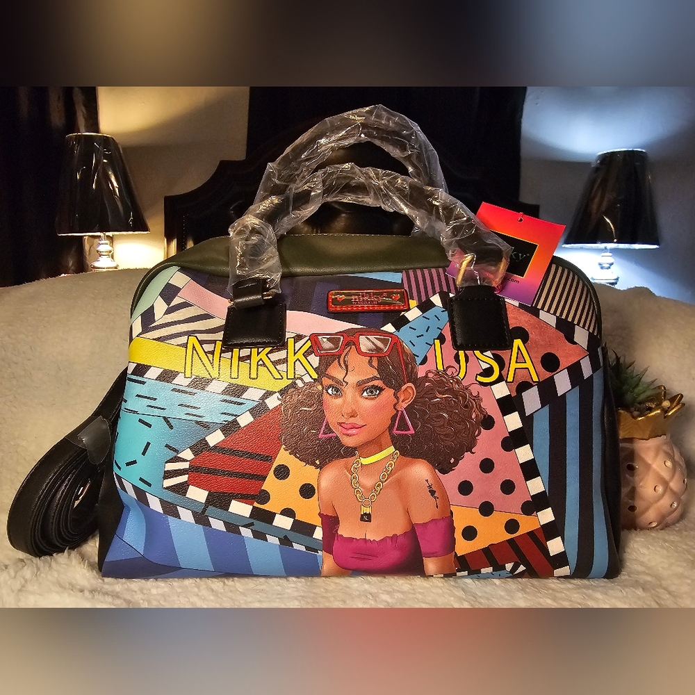 Nikky By Nicole Lee Women's Doctor Handbag - Cute Tiara Goes Dancing